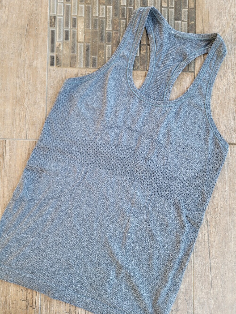 Lululemon Swiftly Heather Gray Racerback Tank Top Size 6
